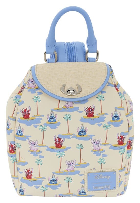 Lilo & Stitch by Loungefly Mochila Micro Stitch, Angel, & Leroy Frikytopia