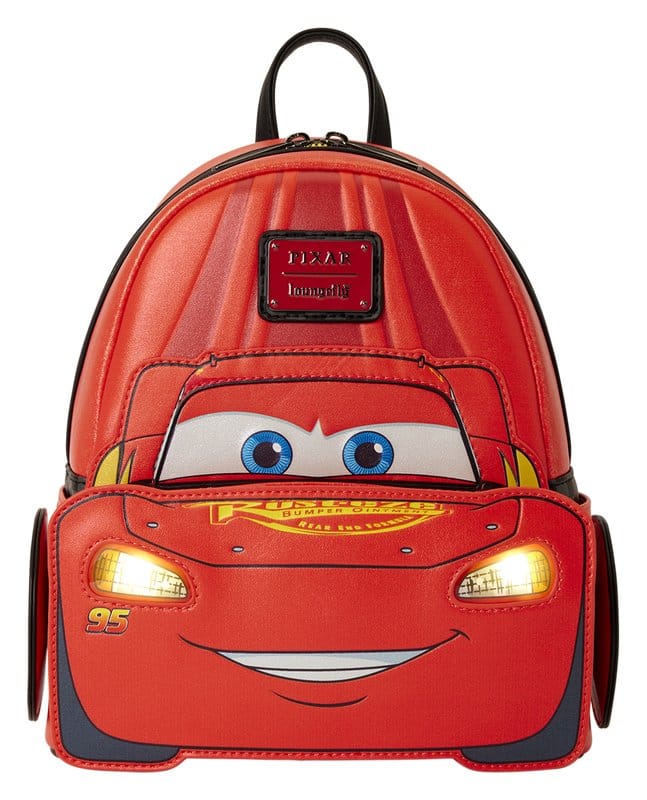 Cars by Loungefly Mini Mochila 20th Anniversary Lightning McQueen Metallic LightUp Frikytopia