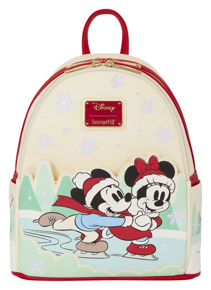 Mickey & Friends by Loungefly Mini Mochila con soporte para diadema Ice Skating Frikytopia
