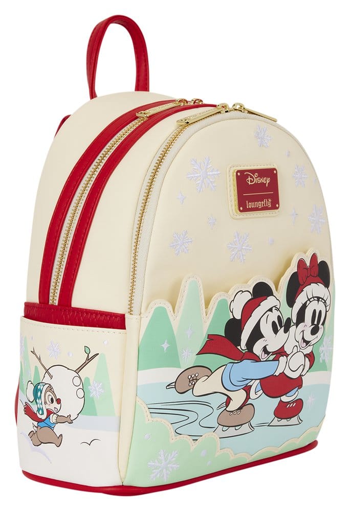 Mickey & Friends by Loungefly Mini Mochila con soporte para diadema Ice Skating