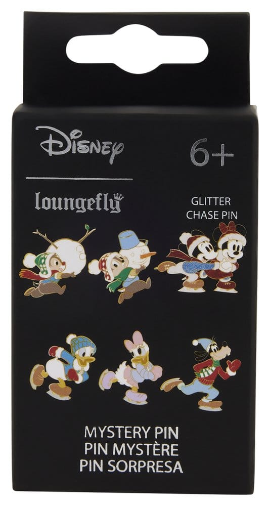 Mickey & Friends by Loungefly Chapas esmaltadas Winter Activities Blind Expositor (12)
