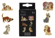 Disney by Loungefly Chapas esmaltadas Lady and the Tramp Blind Expositor (12)