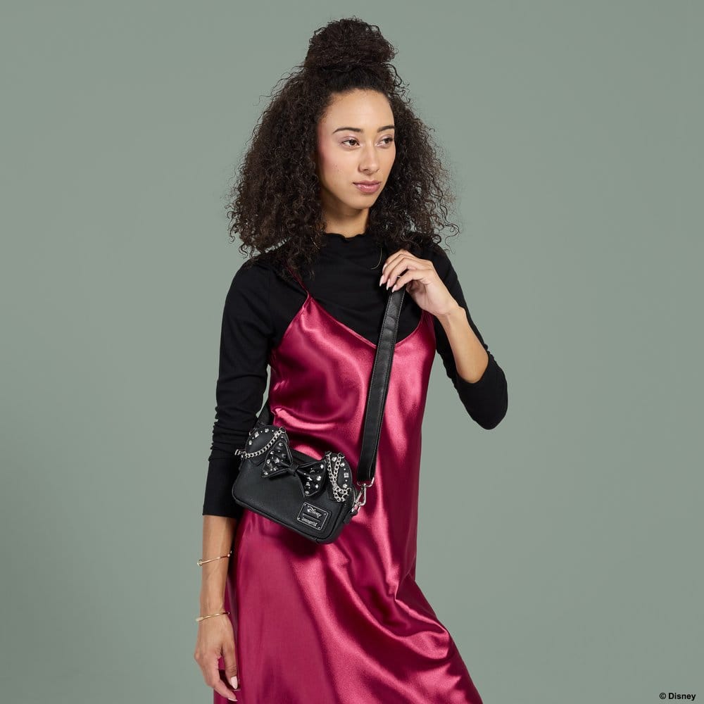Minnie Mouse by Loungefly Bolsa a Tiracolo Sling Studs & Chains