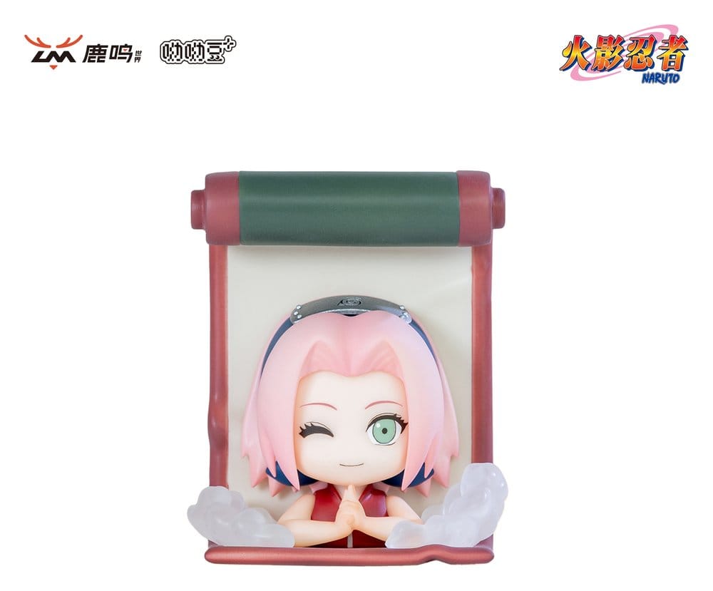 Naruto 3D Magnet Secret Ninja Scroll Series Cajas Sorpresas Expositor (12)