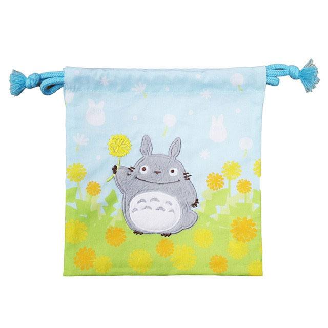 Mi vecino Totoro Saco Marine Totoro with Flowers 20 x 19 cm