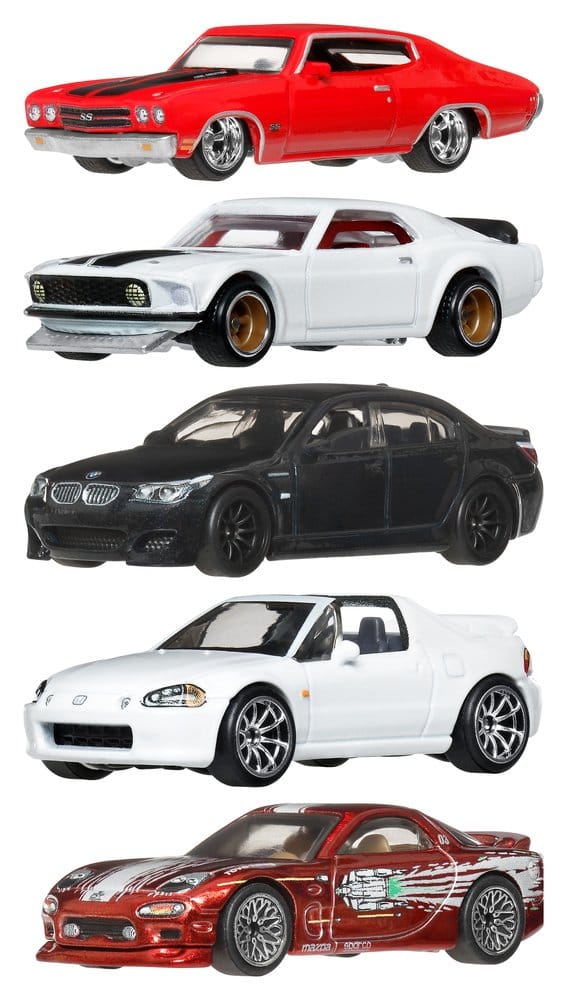 Fast & Furious Hot Wheels Premium Vehículos Die-Cast 1/64 979P Surtido (10) Frikytopia