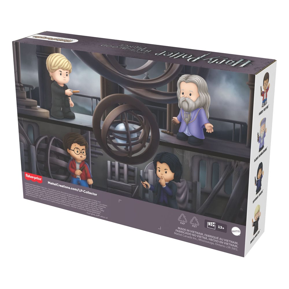 Harry Potter y el misterio del príncipe Pack de 4 Minifiguras Fisher-Price Little People Collector 7 cm