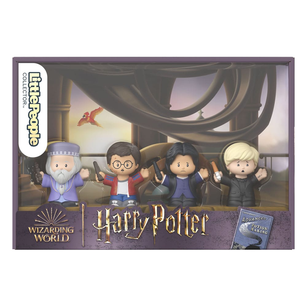 Harry Potter y el misterio del príncipe Pack de 4 Minifiguras Fisher-Price Little People Collector 7 cm
