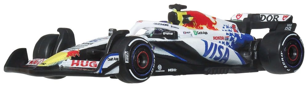 Fórmula 1 Hot Wheels Premium Vehículo Die-Cast 1/64 Visa Cash App Racing Bulls F1 Team Frikytopia