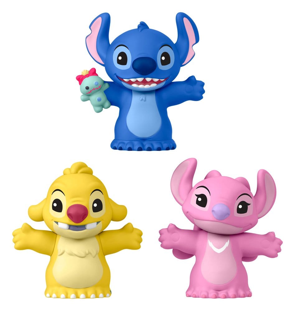Lilo &amp; Stitch Little People Collector Pack de 3 Minifiguras Stitch &amp; The Cousins 7 cm Frikytopia