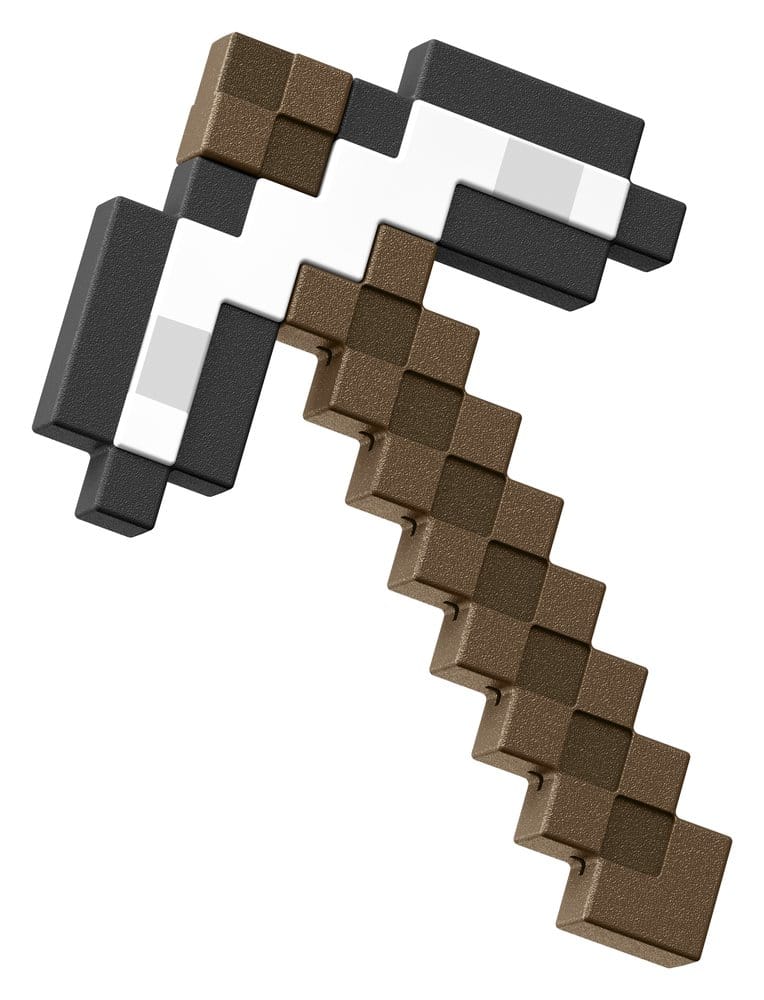 Minecraft Réplica Juego de Rol Iron Pickaxe 35 cm Frikytopia
