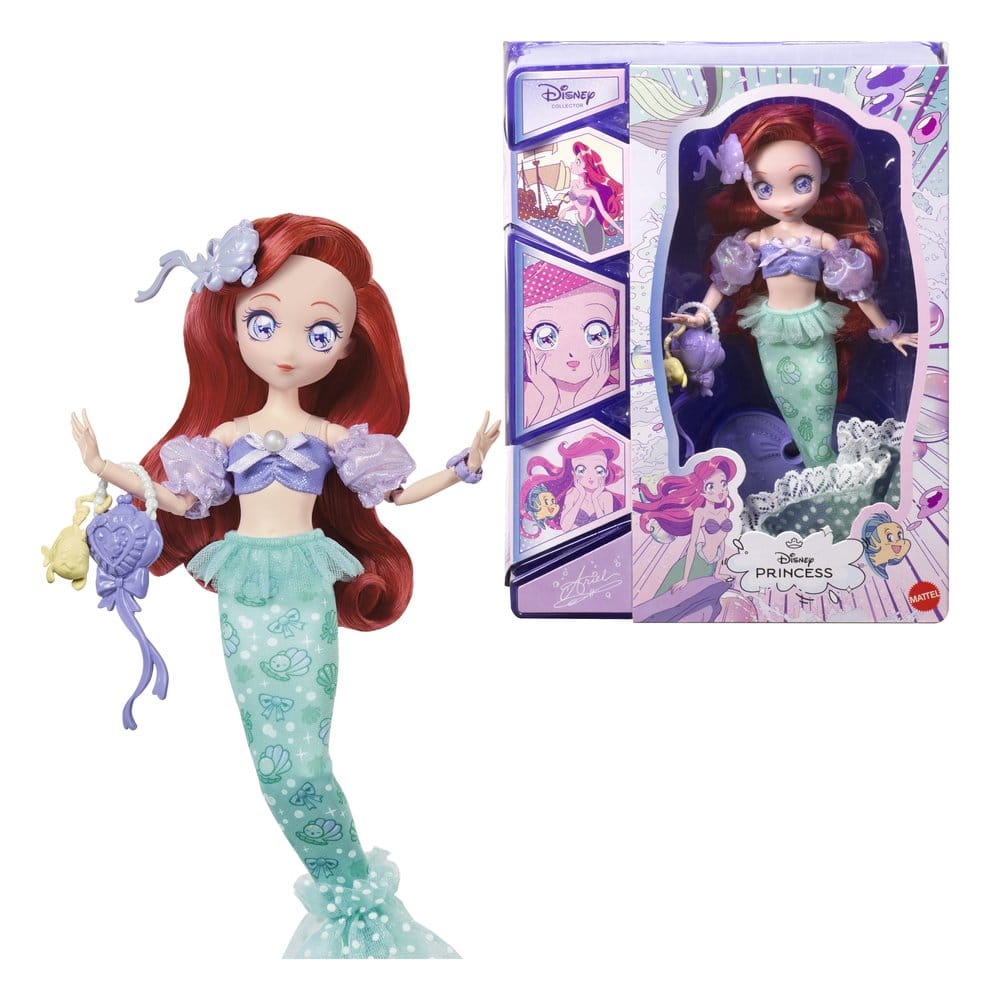 Disney Princess Muñeca Manga Ariel 22 cm