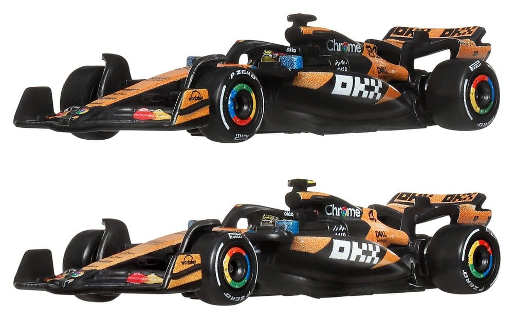 Fórmula 1 Hot Wheels Premium Pack de 2 Vehículos Die-Cast 1:64 Team McLaren Frikytopia
