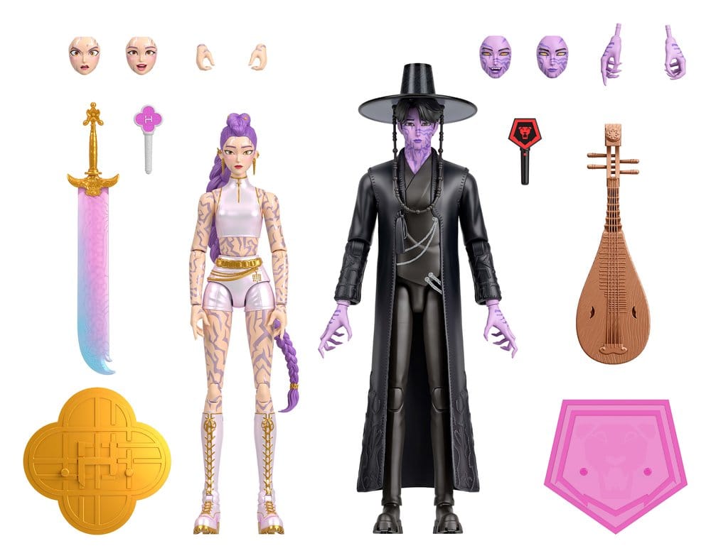 KPop Demon Hunters Pack de 2 Figuras Rumi & Jinu (Final Battle) 15 cm