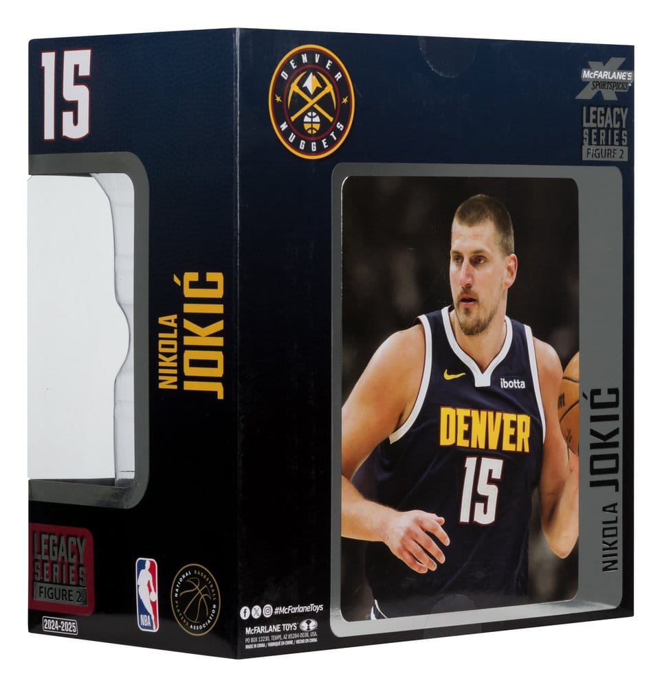 NBA SPORTSPICKS NIKOLA JOKIC (DENVER NUGGETS) POSED Figura