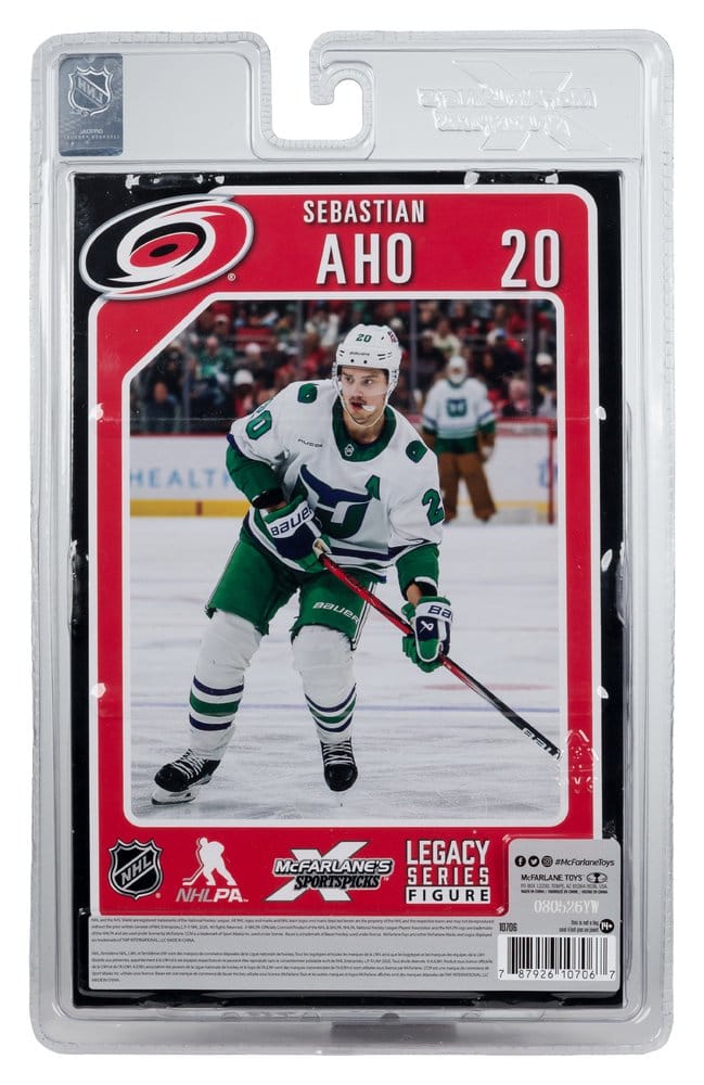 Figura NHL McFarlane SportsPicks Sebastian Aho (Hartford Whalers Retro) 18 cm