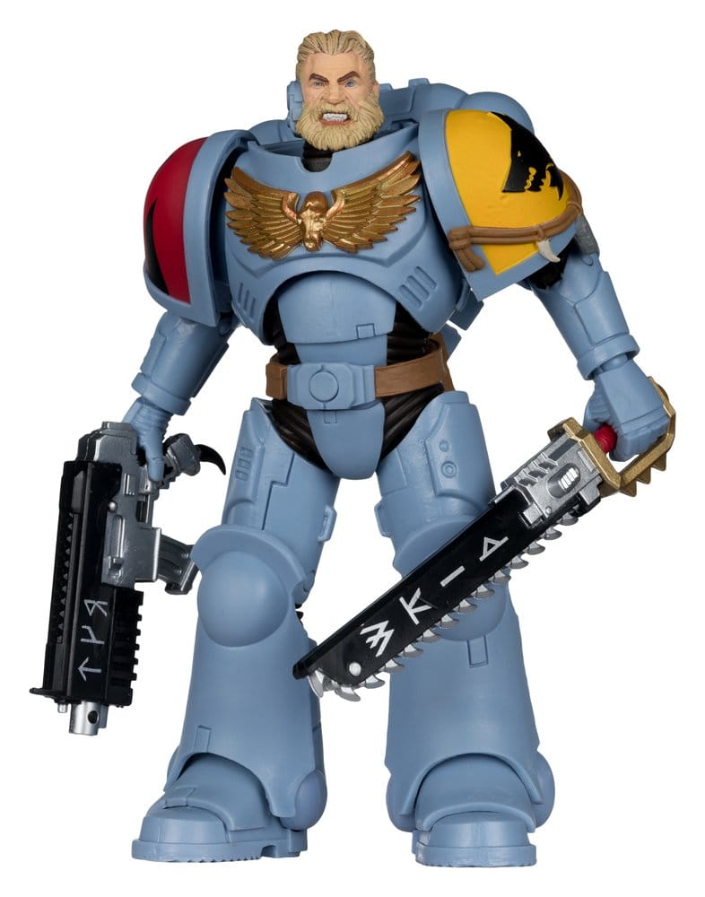 Warhammer 40,000 Figura Grey Hunter (Space Wolves) 18 cm Frikytopia