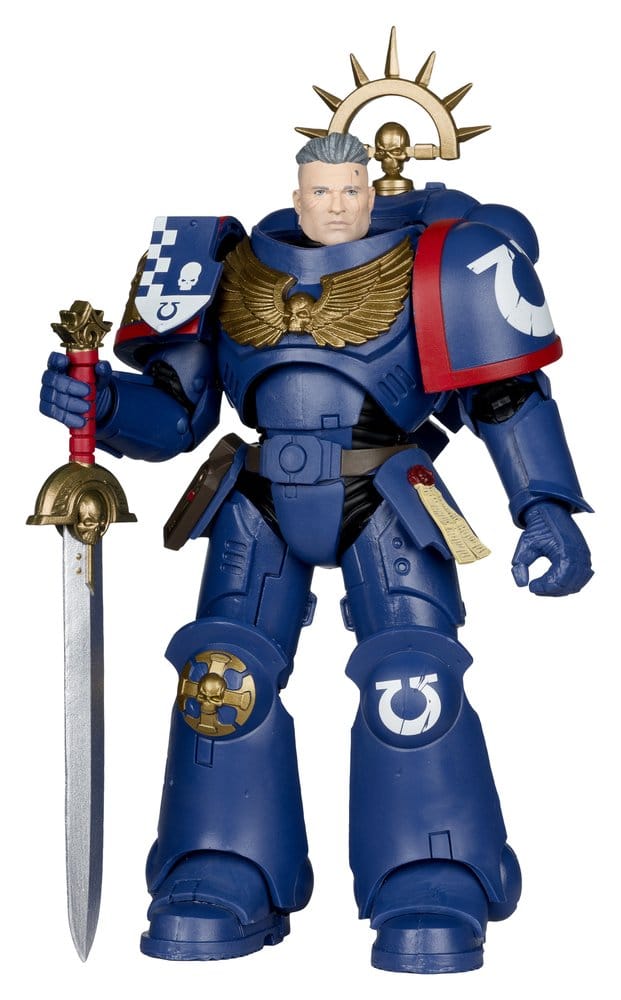 Warhammer 40,000 Total War Figura 3rd Company Lieutenant (Ultramarines) 18 cm Frikytopia