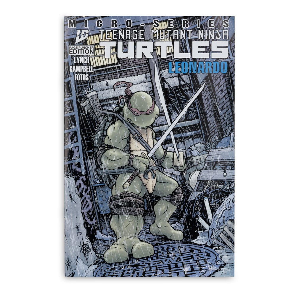 Las Tortugas Ninja Page Punchers Figura Leonardo 13 cm
