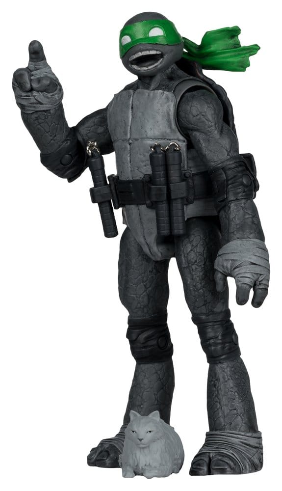 Las Tortugas Ninja Page Punchers Figura Michelangelo (Black White & Green) (Red Platinum Edition) 13 cm Frikytopia