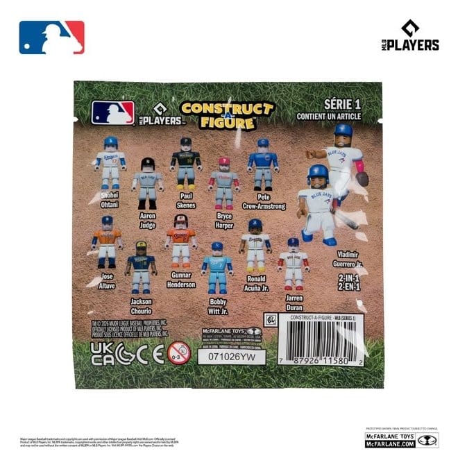 MLB McFarlane Sports Construct-a-Figure Series 1 Figura Mini Blind Bag 5 cm Sortido (36)