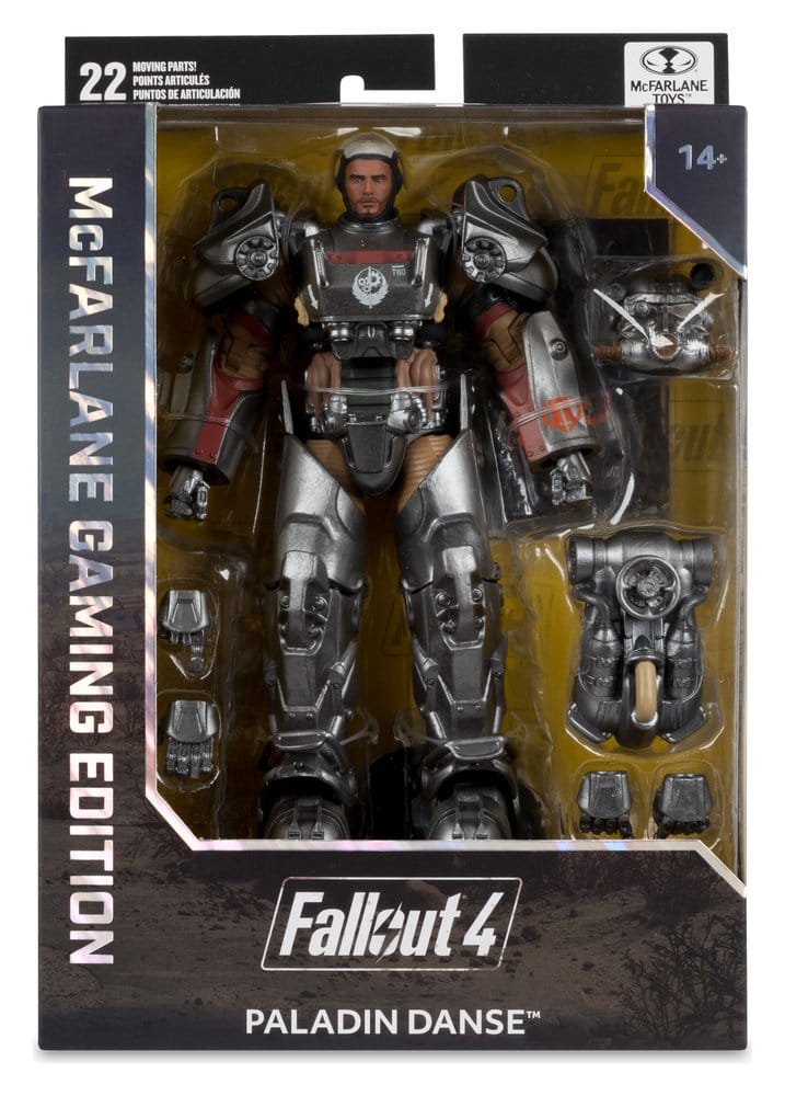 MCFARLANE GAMING ED 7INCH FALLOUT 4 T-60 PALADIN DANSE ACTION Figura