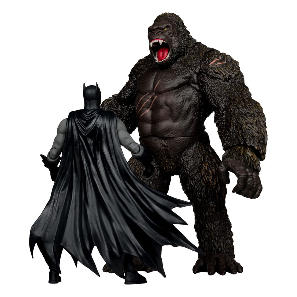 DC Justice League Monsterverse DC Multiverse Pack de 2 Figuras Batman & Kong 29 cm