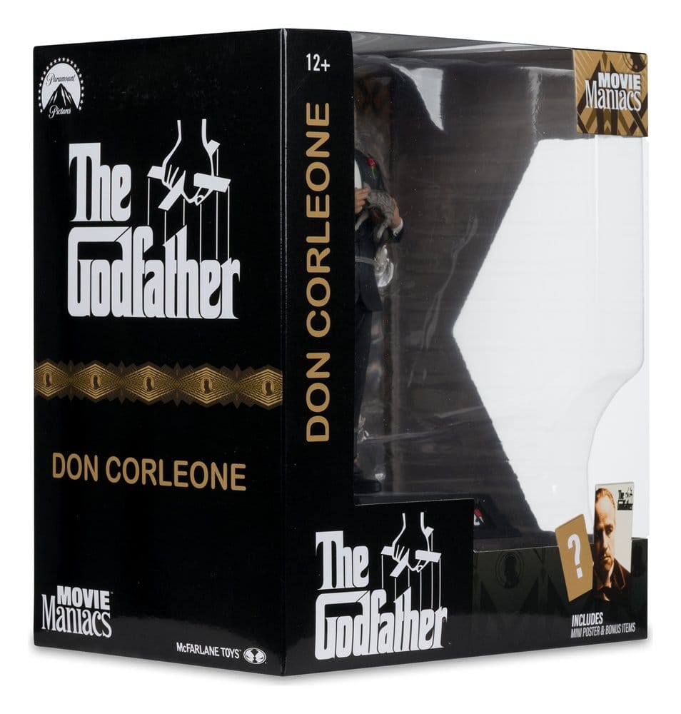 El Padrino Movie Maniacs Figura Don Corleone 17 cm