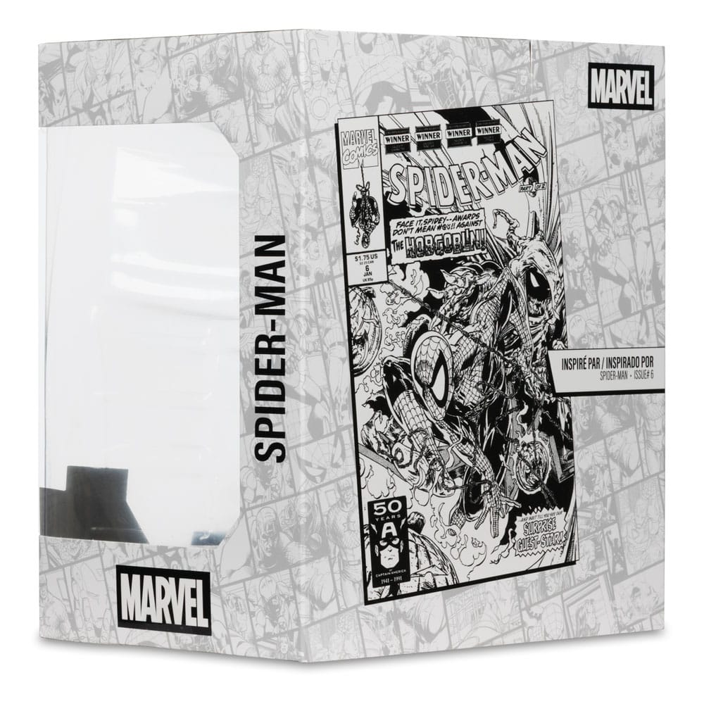 Marvel Collection Estatua PVC 1/10 Spider-Man (Spider-Man #6)(Line Art)(Gold Label) 10 cm