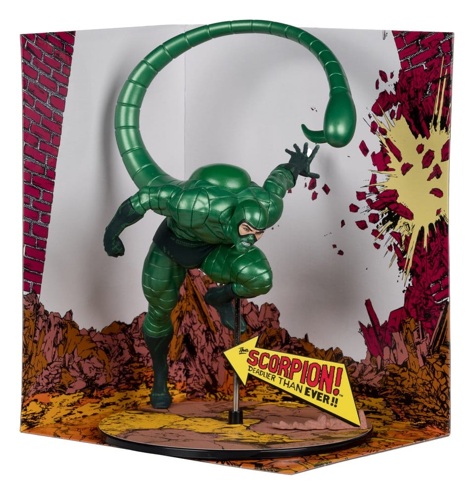 Marvel Estatua PVC !/10 Scorpion (Metallic) (The Amazing Spider-Man #318) (Gold Label) 18 cm
