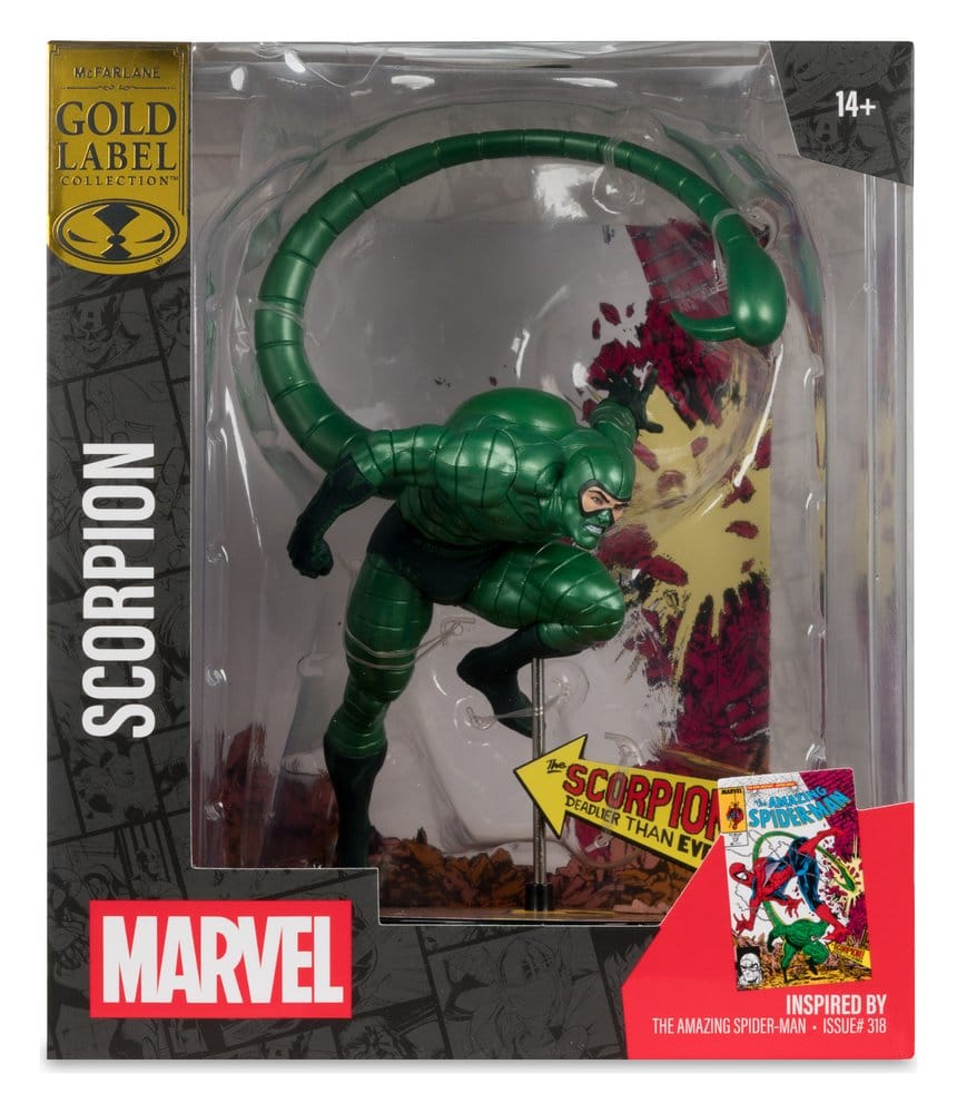 Marvel Estatua PVC !/10 Scorpion (Metallic) (The Amazing Spider-Man #318) (Gold Label) 18 cm