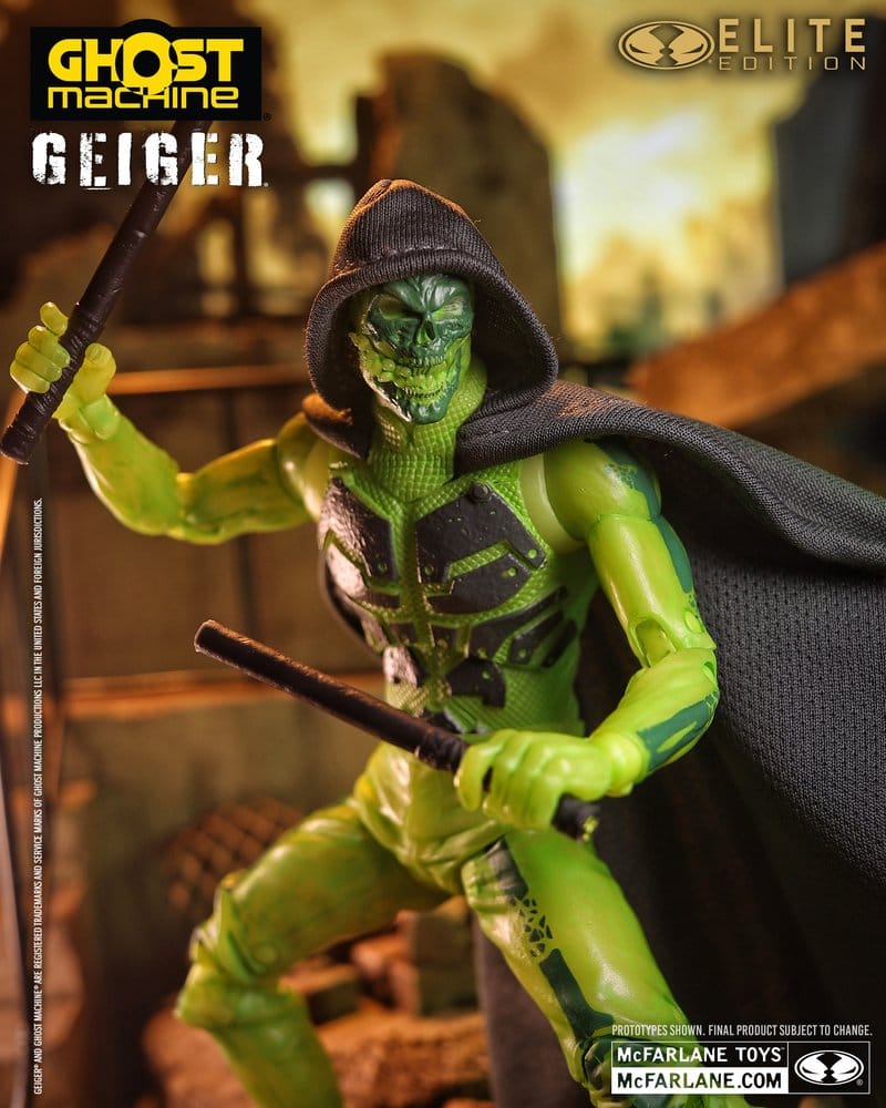 Ghost Machine McFarlane Elite Edition Figura Deluxe Geiger 18 cm