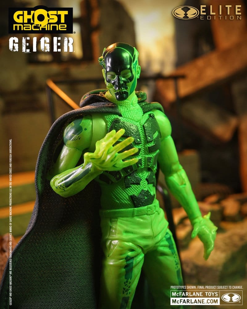 Ghost Machine McFarlane Elite Edition Figura Deluxe Geiger 18 cm