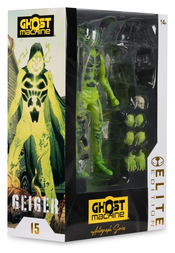 Ghost Machine McFarlane Elite Edition Figura Deluxe Geiger 18 cm