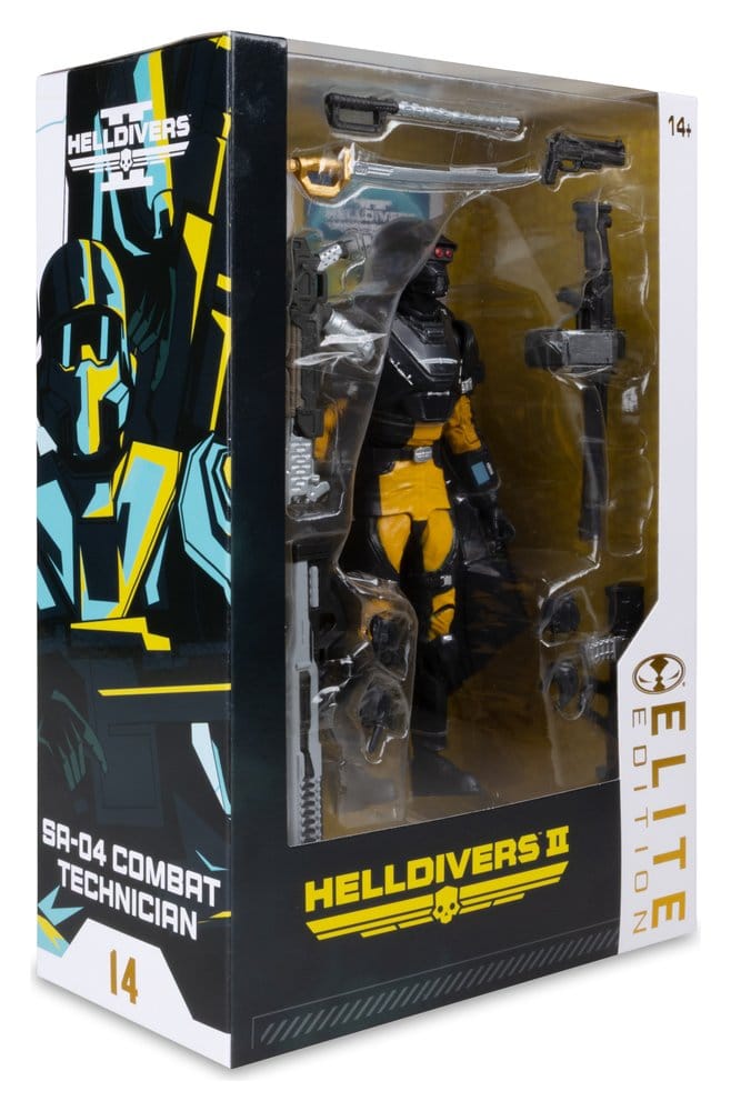 Helldivers 2 Elite Edition Figura SA-04 Combat Technician 18 cm