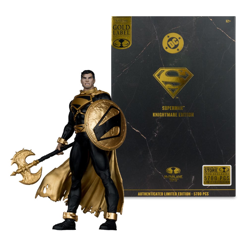 DC Multiverse Figura Superman (Future State) (Knightmare) (Gold Label) 18 cm