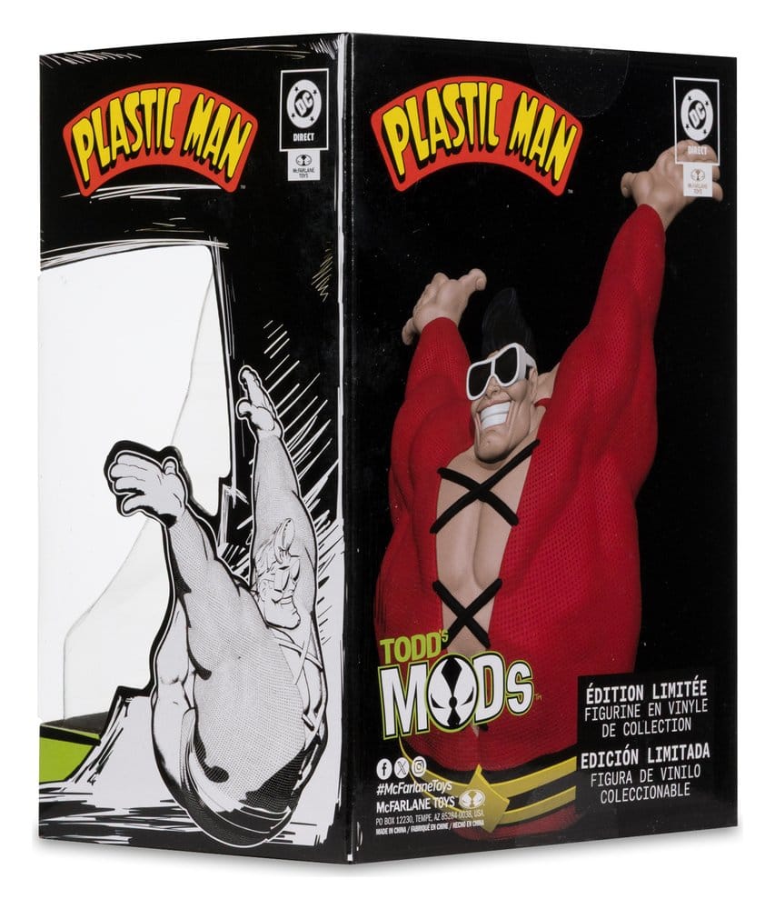 DC Direct Todd's Mods Figura de vinilo Plastic Man 10 cm (Edición Limitada)