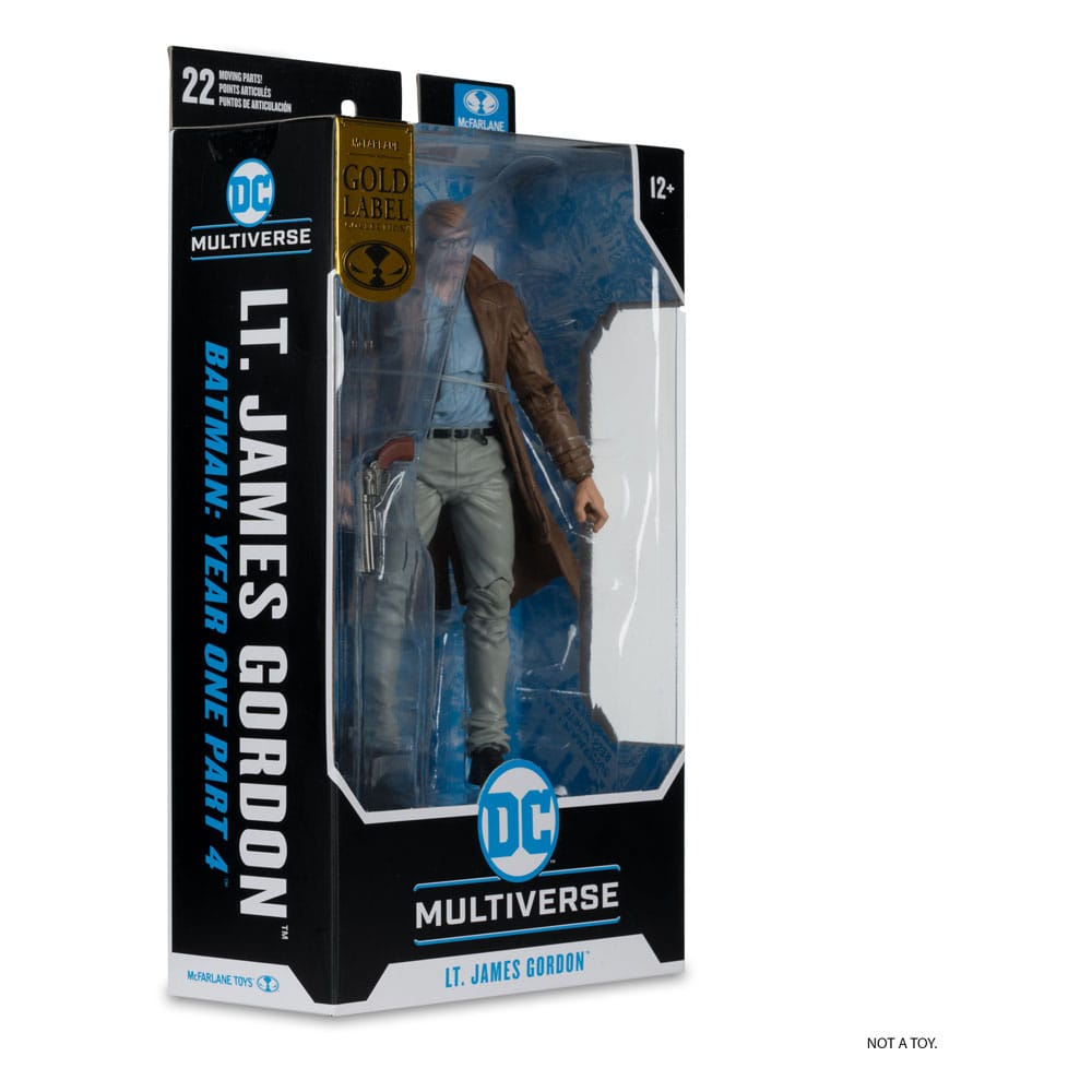 Batman Year One (Part 4) DC Multiverse Figura Tenente James Gordon (Gold Label) 18 cm