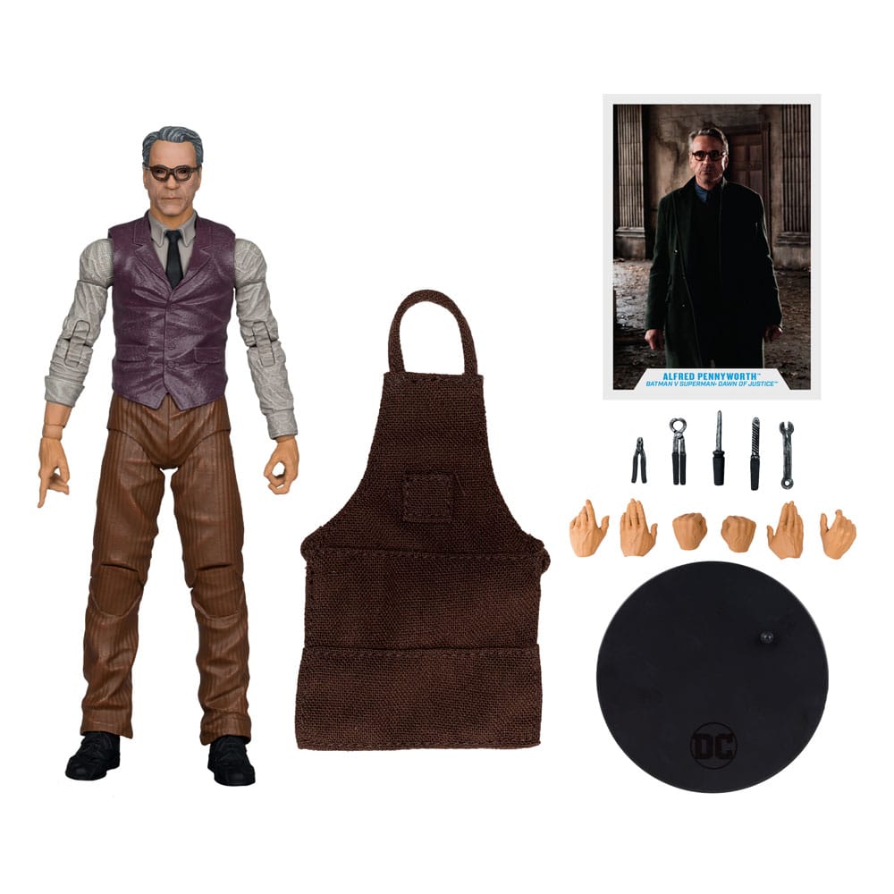Batman v Superman: Amanhecer da Justiça DC Multiverse Figura Alfred Pennyworth 18 cm
