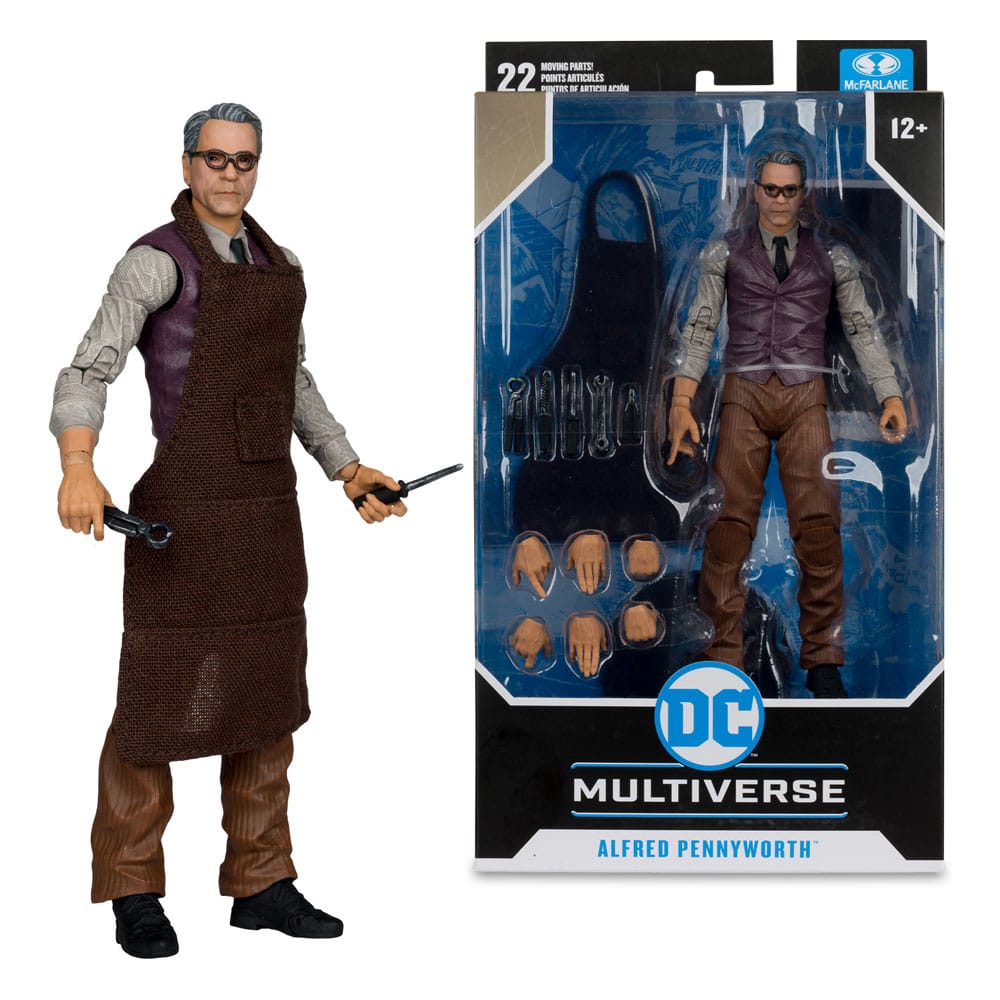 Batman v Superman: Amanhecer da Justiça DC Multiverse Figura Alfred Pennyworth 18 cm