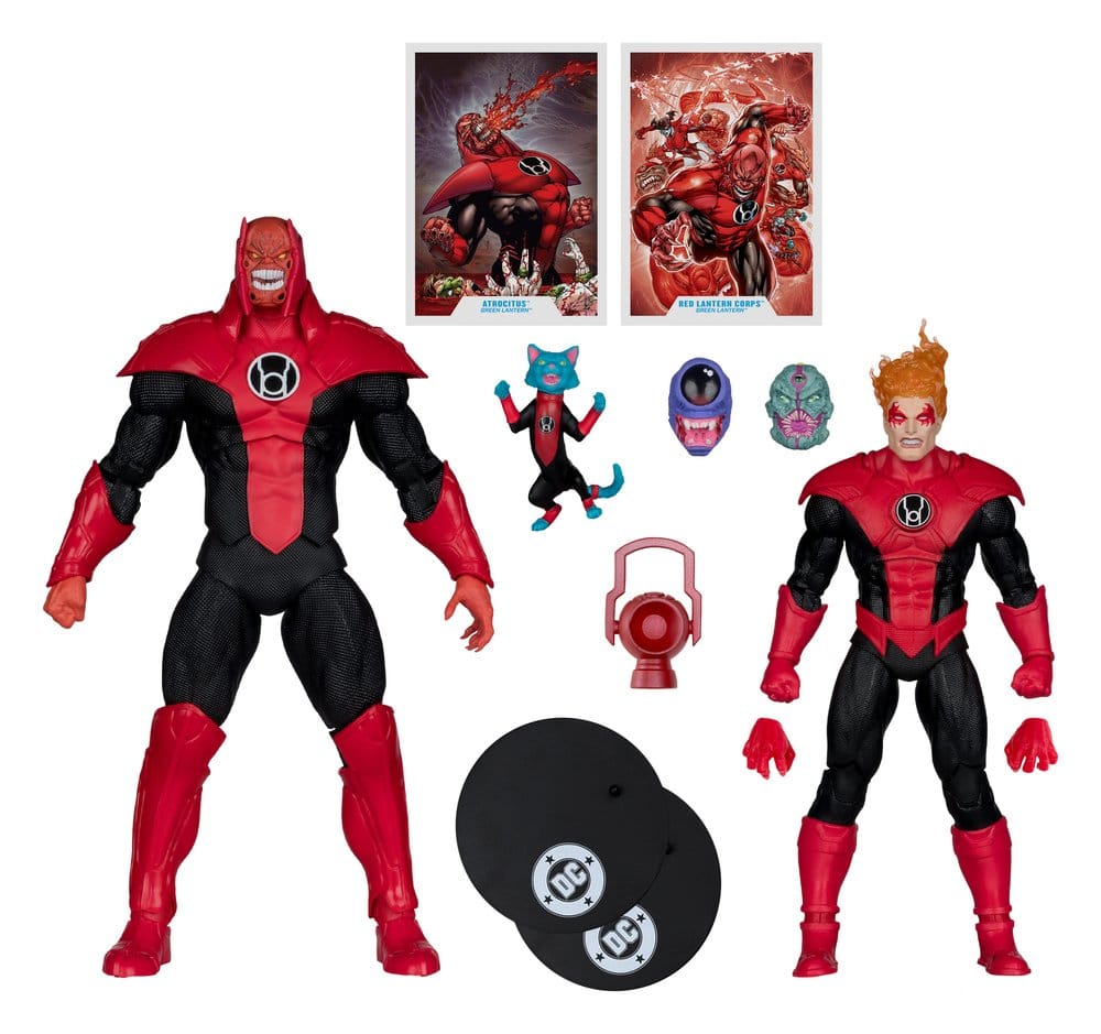 DC Multiverse pack de 2 Figuras Atrocitus and Red Lantern Corps (Green Lantern) 18 cm