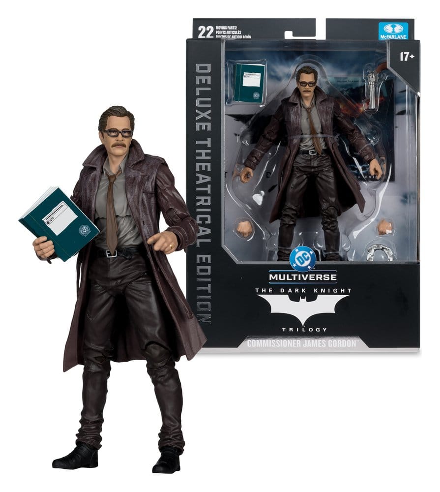 DC Multiverse Figura Commissioner James Gordon (The Dark Knight Trilogy) Deluxe Theatrical Edition 18 cm