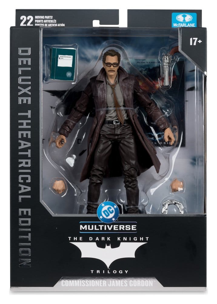 DC Multiverse Figura Commissioner James Gordon (The Dark Knight Trilogy) Deluxe Theatrical Edition 18 cm