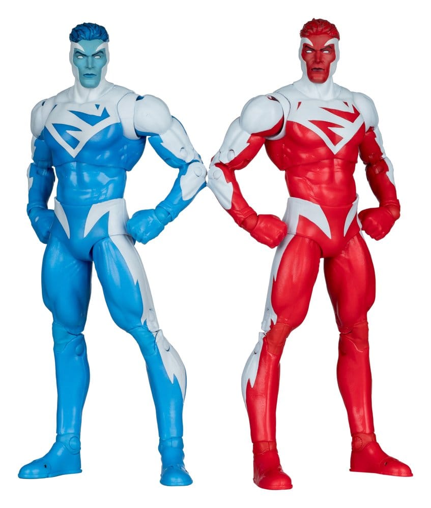 DC Multiverse pack de 2 Figuras Superman Blue vs. Superman Red (Gold Label) 18 cm Frikytopia