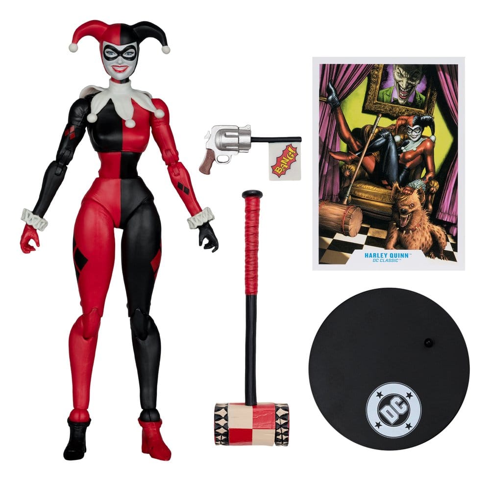 DC Multiverse Figura Harley Quinn (DC Classic) (Gold Label) 18 cm