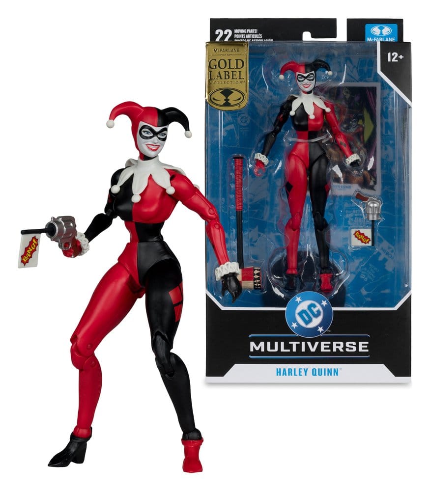 DC Multiverse Figura Harley Quinn (DC Classic) (Gold Label) 18 cm