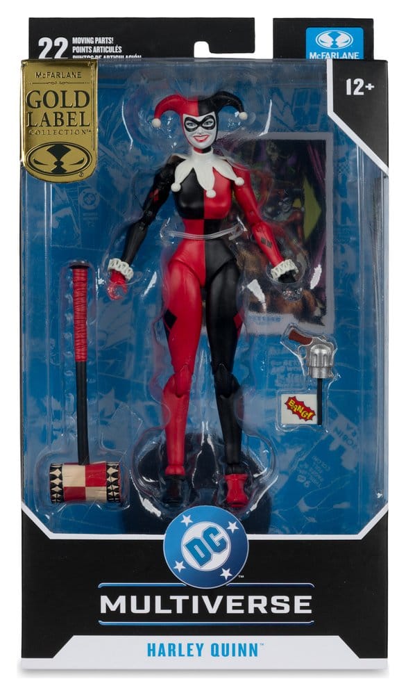 DC Multiverse Figura Harley Quinn (DC Classic) (Gold Label) 18 cm