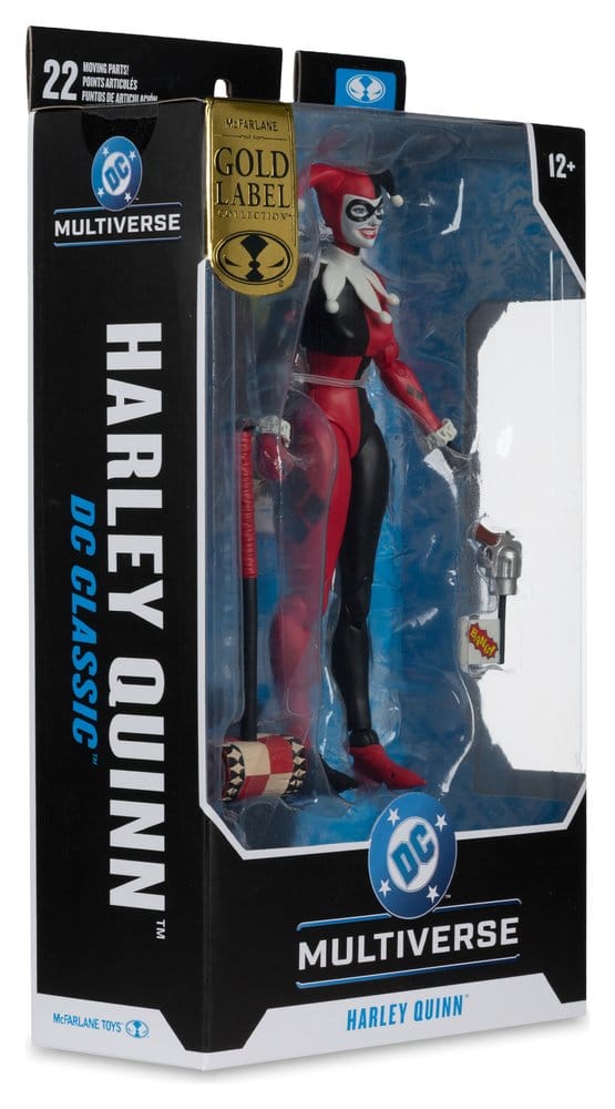 DC Multiverse Figura Harley Quinn (DC Classic) (Gold Label) 18 cm