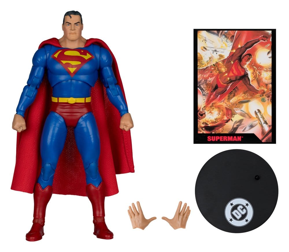 DC Direct Page Punchers Figura Superman (Justice #1) (Red Platinum Edition) 19 cm