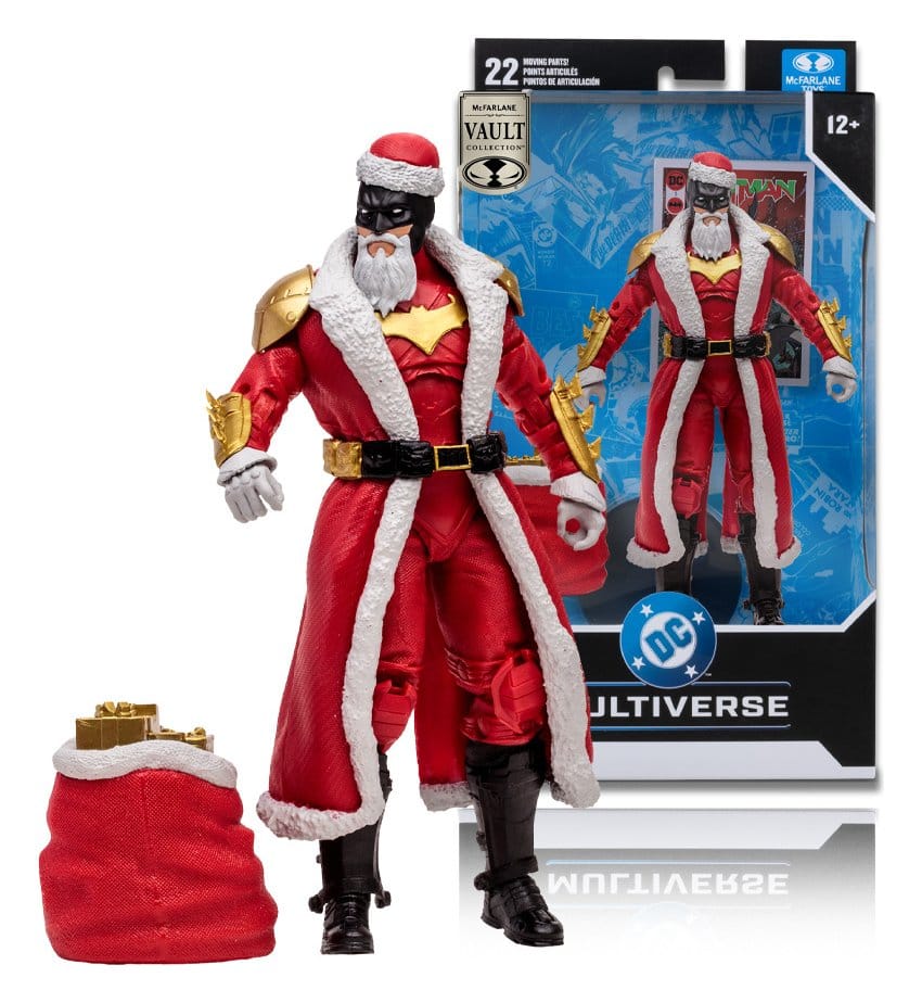 DC Multiverse McFarlane Vault Collection Figura Batman (Red Santa Suit) 18 cm